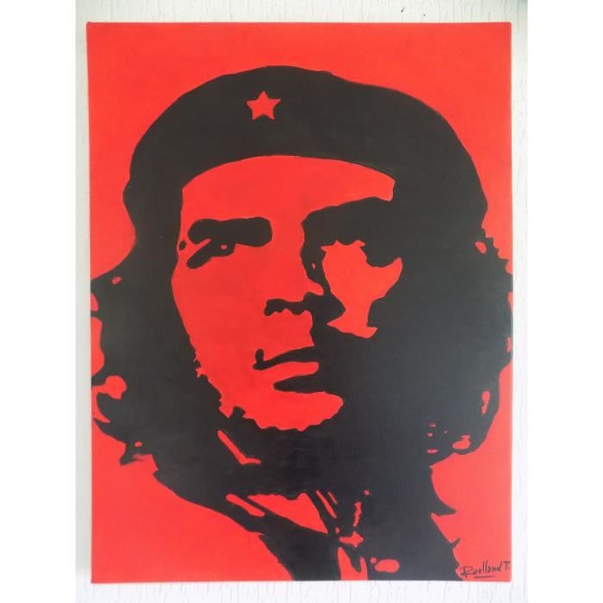 Tableau le che guevara (peinture cuba toile deco design idee ...