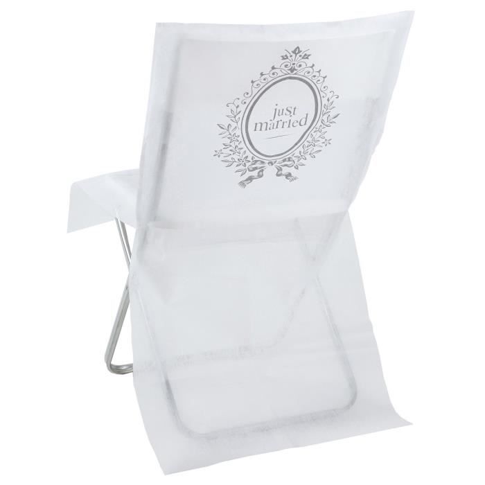 housse de chaise just married