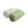 DOUX NID Lot de 2 draps housse Blanc/anis 70x140cm