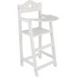  Chaise haute blanche en bois