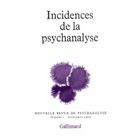 SCIENCES HUMAINES Nouvelle Revue De Psychanalyse T.1; incidences ...