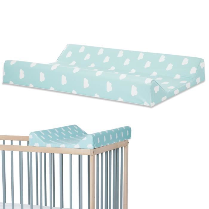 PLAN A LANGER POUR LIT BEBE(120x60)Nuage Menthe Achat / Vente lit bébé 2009963146570 Cdiscount