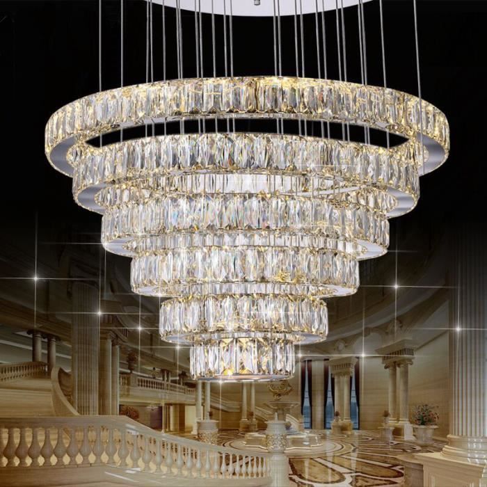 Suspension luminaire salon chrome achat / vente suspension ... Simples décor Lustres