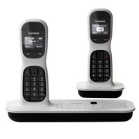 TELEPHONE FIXE - PACK TELEPHONES - COMBINE VENDU SEUL TELEFUNKEN TD252 COLOMBO Blanc
