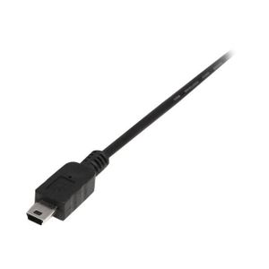 STARTECH Câble USB 2.0 A vers Mini B de 50 cm - Cordon USB vers Mini USB - M/M - Noir