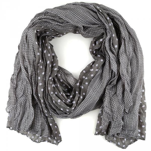 Foulard Femme Étoiles Argenté 180x70cm - Coton Viscose, Léger, Bohème
