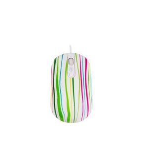 APM Souris Filaire USB - Optique - Mac / PC - Motifs Lignes