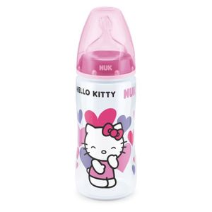 HELLO KITTY Lot de 3 Biberons First Choise 300 ml Tétine Taille 2 M
