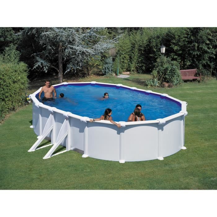 piscine acier en kit ovale 6.10 x 3.75 x 1.20 m