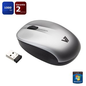 SOURIS V7 Souris sans fil optique 2.4 Ghz Argent SOURIS V7 Souris sans fil optique 2.4 Ghz Argent