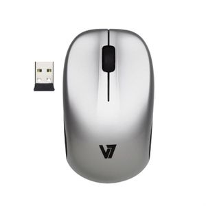 V7 Souris sans fil optique 2.4 Ghz Argent