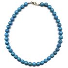 SAUTOIR ET COLLIER Collier de 44 cm de 40 perles de Turquoises ble…