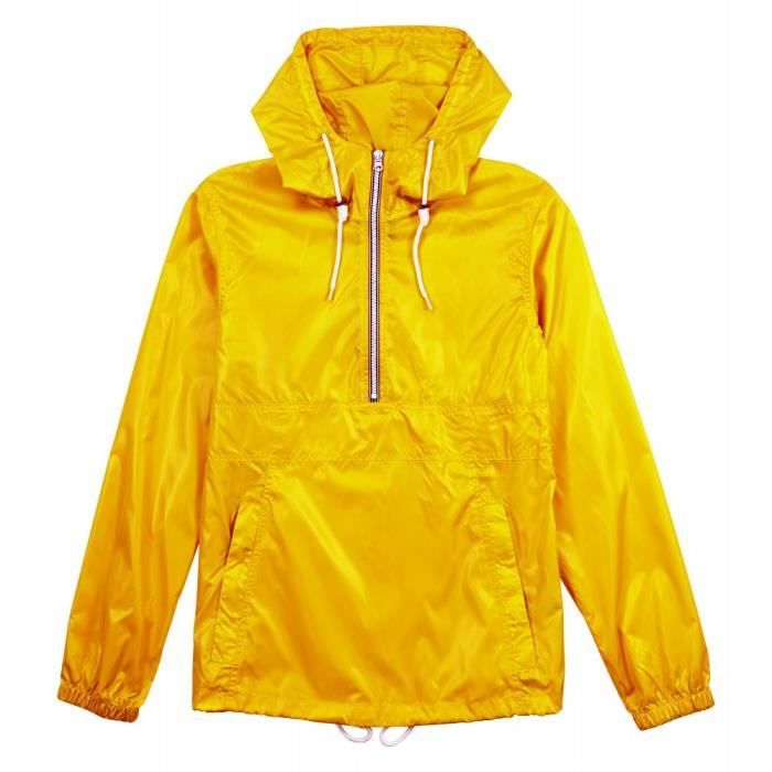 Veste Imperméable Homme HAMENDER - Léger, Coupe-vent, Respirant - Avec Capuche Amovible