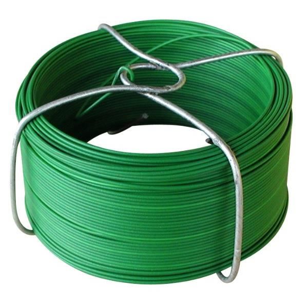 Fil de fer plastifié vert
