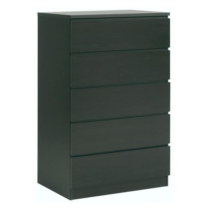 commode 5 tiroirs wenge