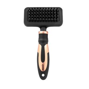 EBI Brosse de massage M - 20,5x12cm - Noir - Pour chien