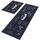 Lot de 2 Tapis de Cusine 40x60cm et 40x120cm-Bleu
