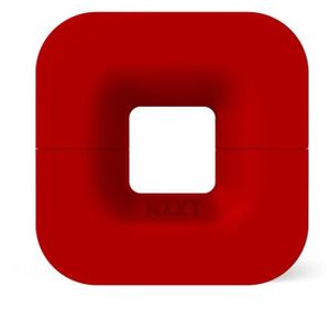NZXT Support magnétique pour casque et câblage Puck - Silicone, magnets - 85 x 85 x 40mm - Rouge