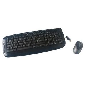 PACK CLAVIER - SOURIS MCL Samar - ACK-2010UW Kit clavier/souris sans fil