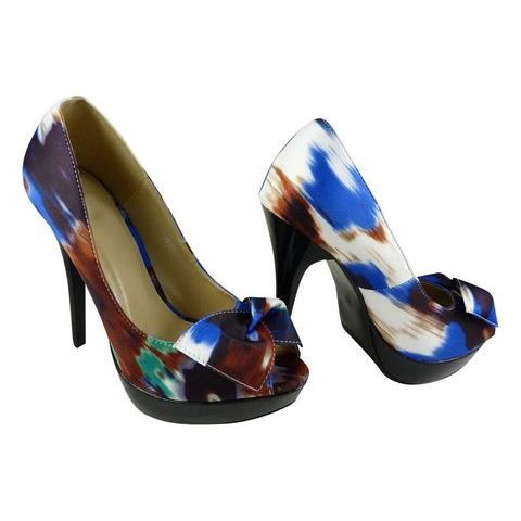 escarpin plateforme bout ouvert