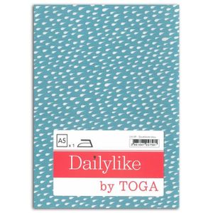 Dailylike Tissu thermocollant A5 - gouttelette bleu