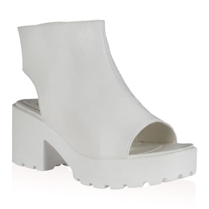 bottines gros talons femme