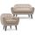 Ensemble Canapé 2 places + Fauteuil style scandina