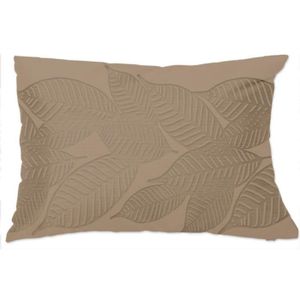 coussin deco taupe