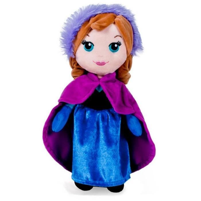 Poup E Peluche Anna Reine Des Neiges Cm Achat Vente Peluche