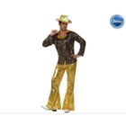  Deguisement Homme Disco Doré M/L
