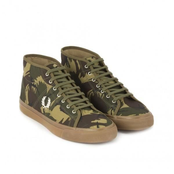 Chaussure Fred Perry KENDRICK Couleur : Camouflage Texture Interne