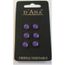 TATOO - BIJOU DE CORPS Six strass mauve s en cristal pour cheveux