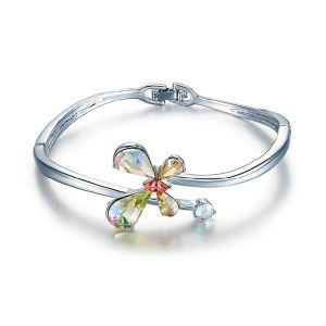 BRACELET , GOURMETTE Bracelet Bangle Papillon Cristal Swarovski Element