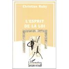 SCIENCES HUMAINES L'esprit de la loi