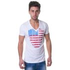 T-SHIRT Tee shirt HOPE'N LIFE FLAGUY Blanc