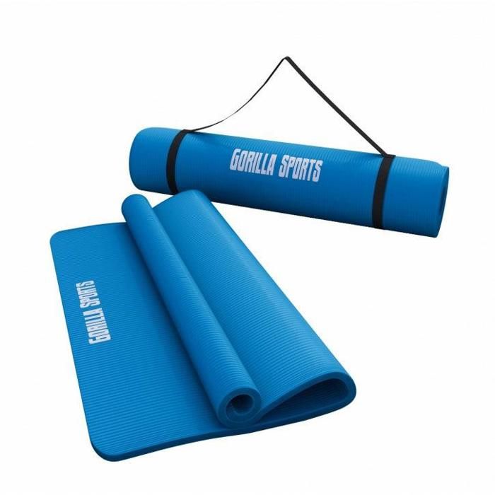 HolaHatha Tapis d'Exercice en Mousse Légèrement Rembourré pour Activité d' Entraînement, Petit, Gris