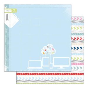 TOGA Lot de 6 papiers recto verso - 30x30 - Be connected