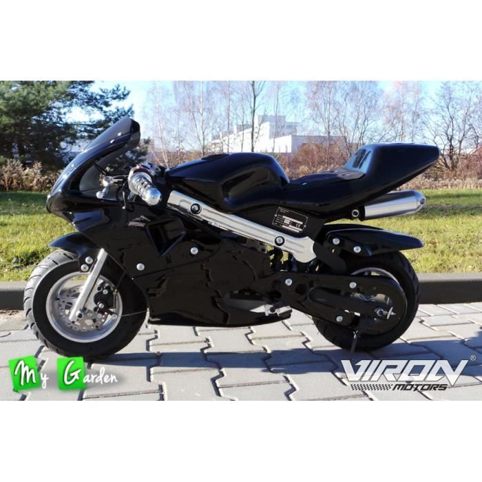 Pocket bike 49cc Noir Mini Moto Course Racing Achat / Vente moto