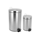 POUBELLE - CORBEILLE Poubelle ATC 2 poubelles inox