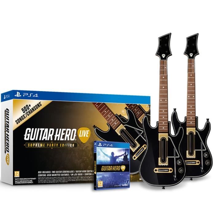 Guitar Hero Live Supreme Party Edition Jeu PS4 Achat / Vente jeu ps4