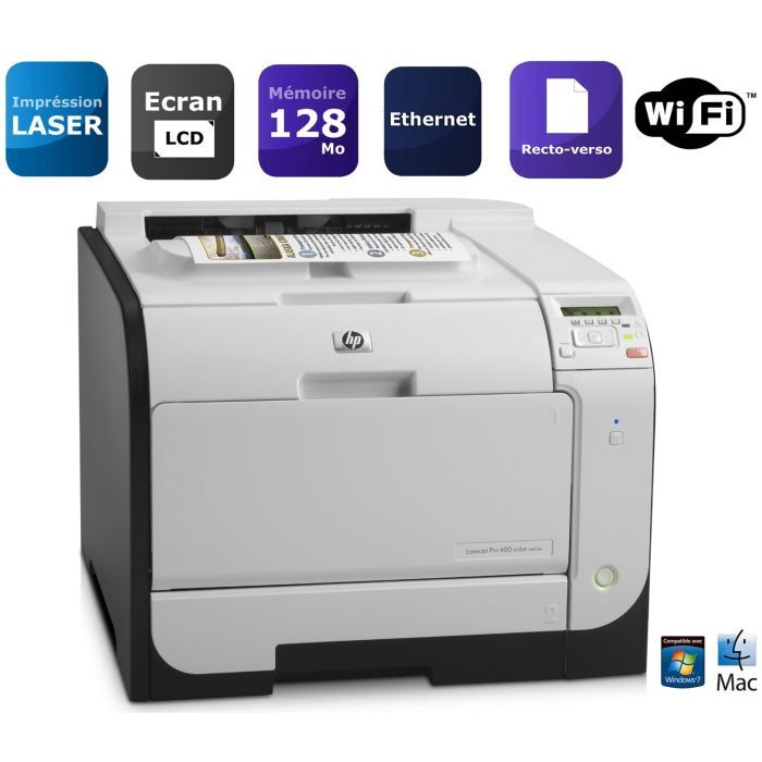 HP LaserJet Pro 400 M451dw - Achat / Vente IMPRIMANTE HP LaserJet Pro ...