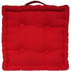 COUSSIN - HOUSSE DE COUSSIN  Coussin de sol MAURER Floride rouge 40x40cm