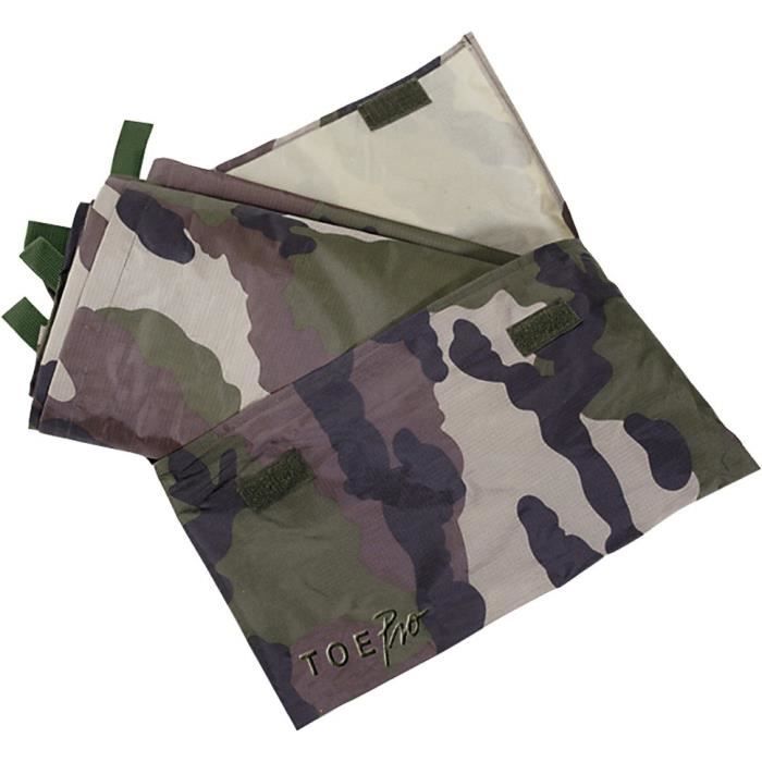 Bâche De Camping Imperméable Camouflage - 2x2 M - Auvent, Abri Extérieur Pour Randonnée, Pique-nique, Plage