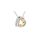 Pendentif Double Coeurs Cristal de Swarovski Eleme