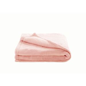 DOUX NID Couverture MICRODOUX 75x100 cm P?che