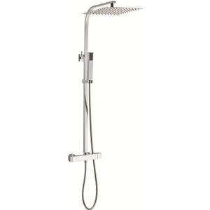 ESSEBAGNO Colonne de douche chromée Hot Spot avec thermostatique