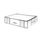  Housse de rangement Aspilito 50 x 65 x 15.50 cm