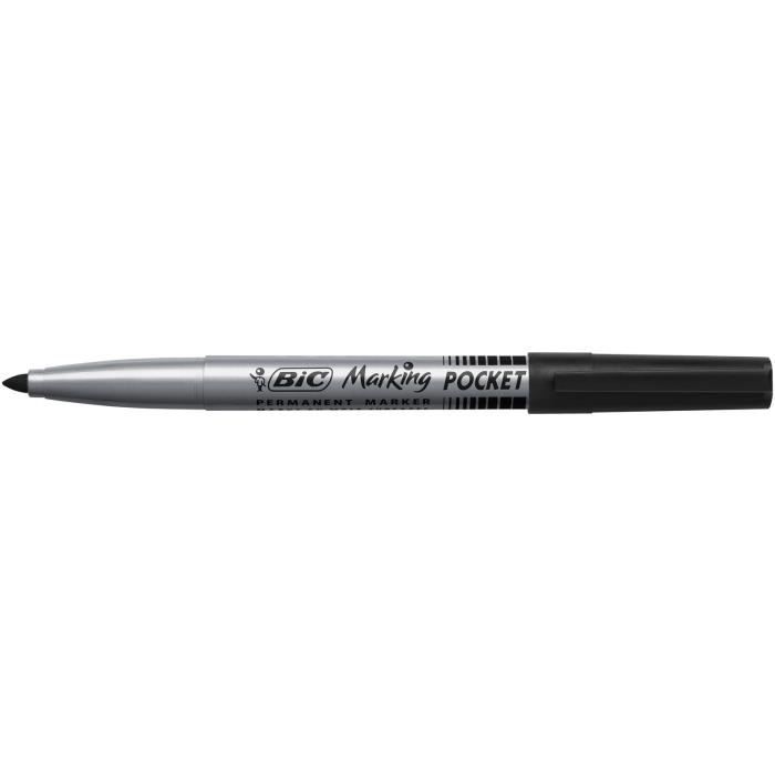 BIC Permanent Marking Pocket Marqueur 1445 Noir Achat / Vente