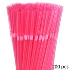  200 pailles Tonic - Rose