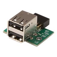 CABLE ET CONNECTIQUE POUR PERIPHERIQUE Adaptateur USB 2.0 pour carte mère